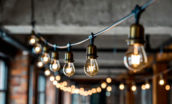 Lampki sznurowe Loft Brass